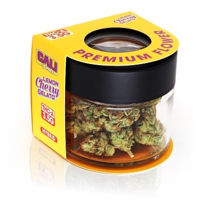 Cali Fields Lemon Cherry Gelato THCA Premium Hybrid Flower 3.5G