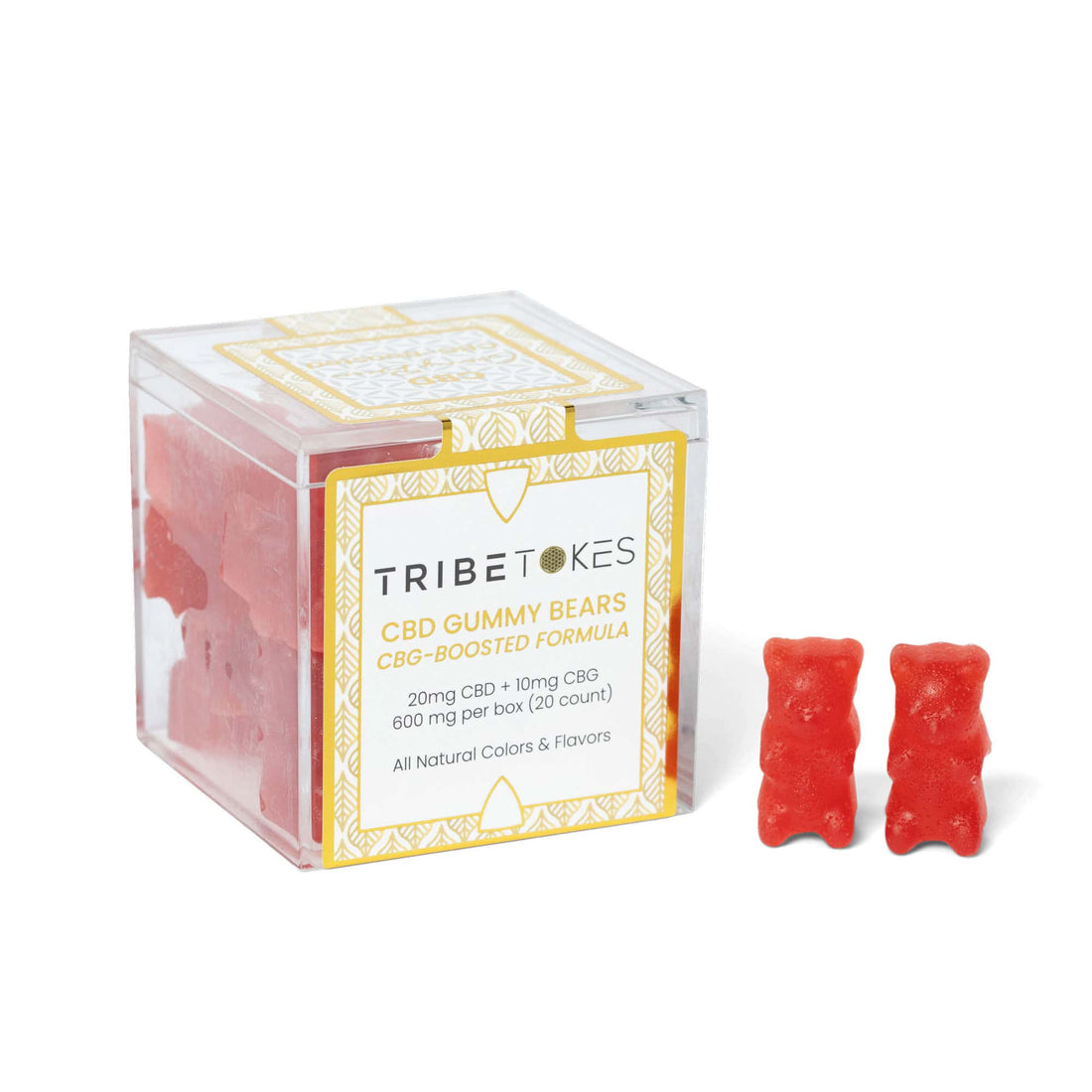 Broad Spectrum CBD Gummy Bears | CBG-Boosted | Mixed Berry, THC Free, Vegan
